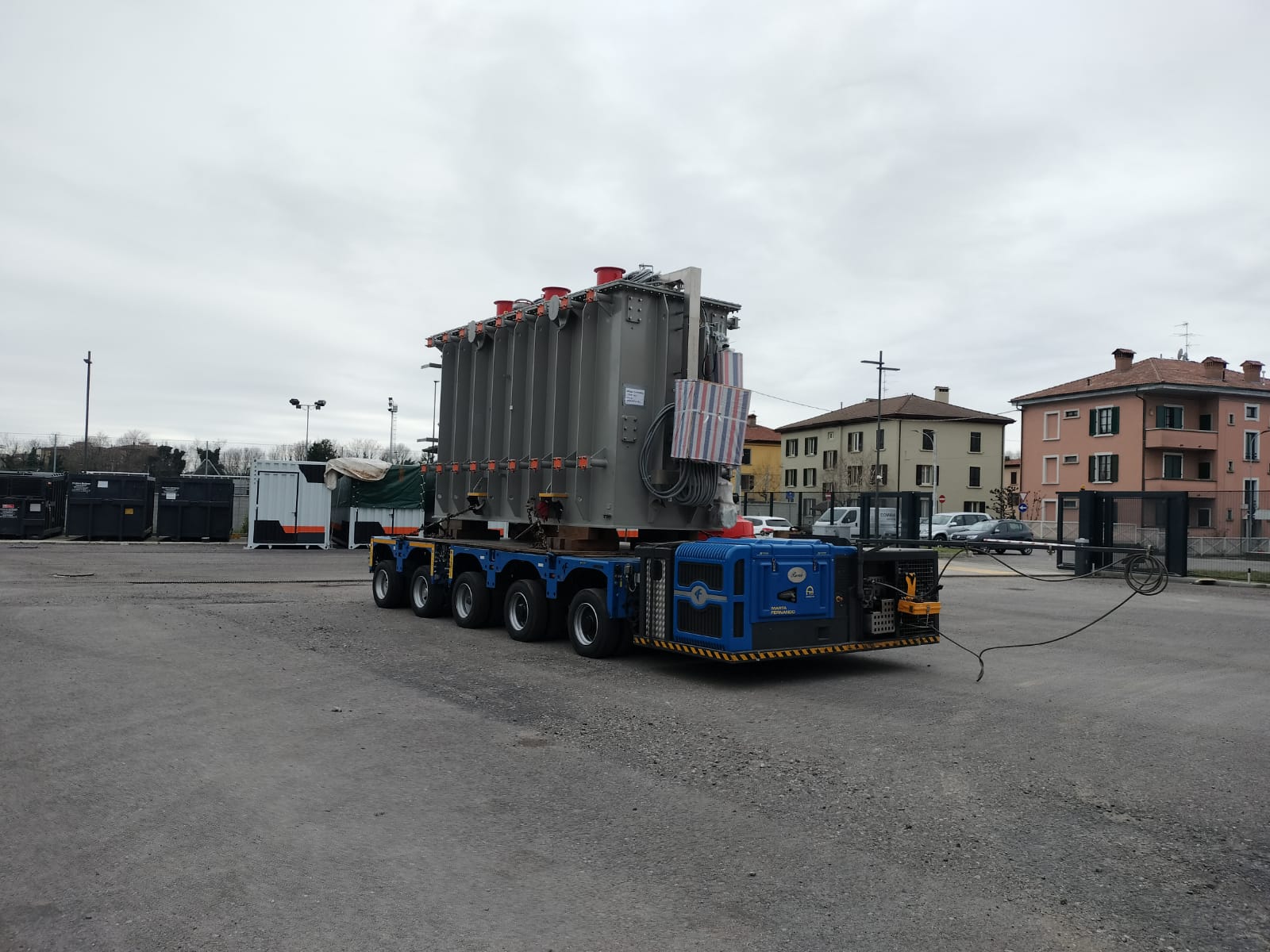 movimentazione industriale trasformatore