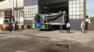 trasporto eccezionale caldaia