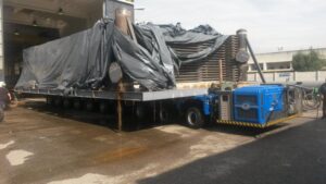 trasporto eccezionale caldaia